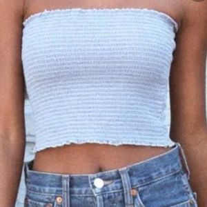 Brandy melville blue tube top